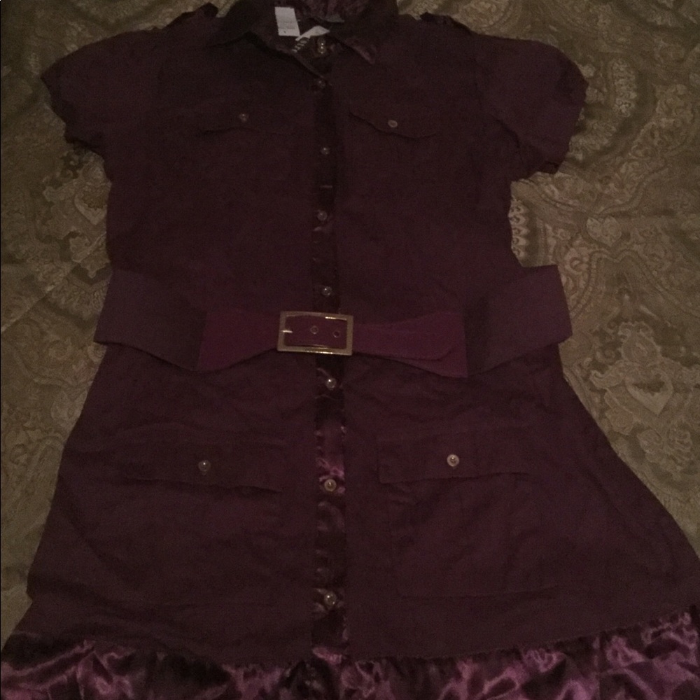 ❄️Purple Button Up Dress❄️